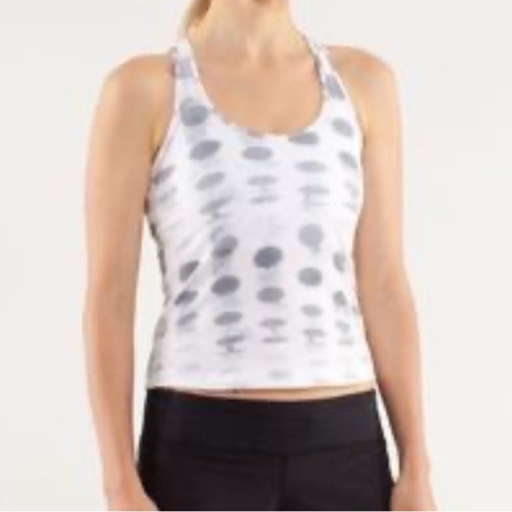 🛍️Lululemon Cool Racerback tank top in the "Seaside Dot" print!